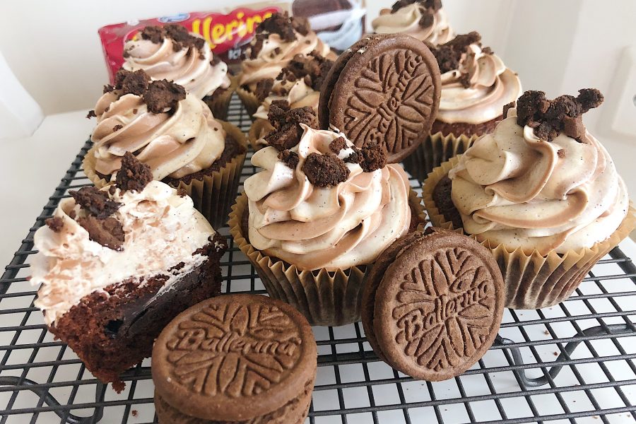 Chokladcupcake med Ballerina Kladdkaka